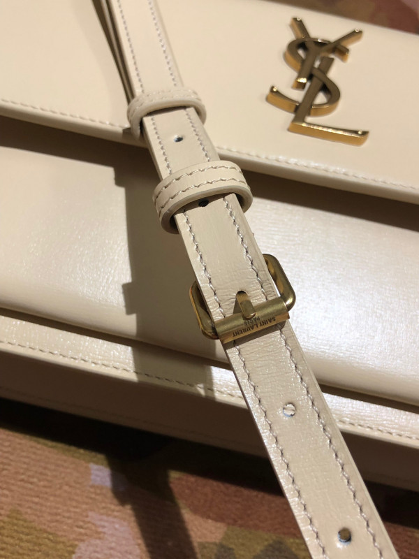 Y*L medium sunset satchel in smooth leather