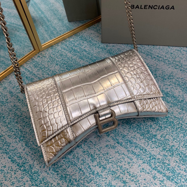 Ba*len*cia*ga hourglass chain bag