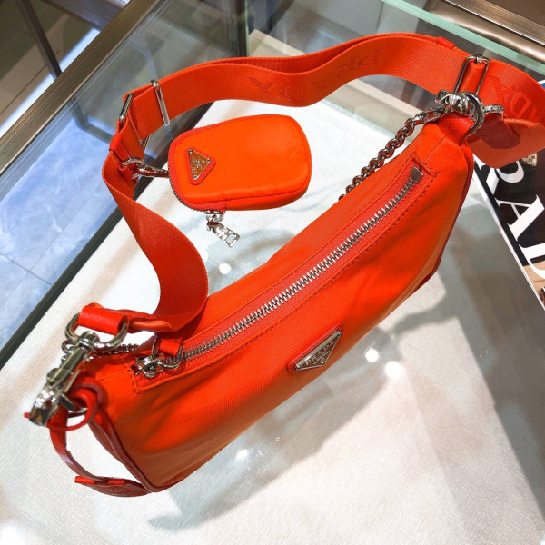 Pra*a nylon hobo bag