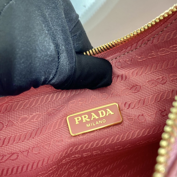 Pra*a re-edition saffiano leather mini bag
