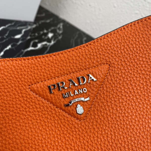 Pra*a leather mini shoulder bag