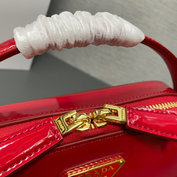 Pra*a odette crystal-studded satin bag-17.5x10.5x4.5cm