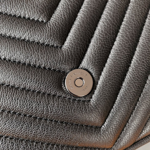 Y*L medium leather shoulder bag-24*17*6.5cm