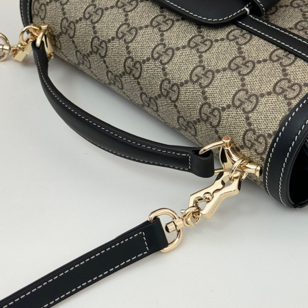 G*u*i horsebit 1955 soft small top handle bag-22.6*12.7*5.6cm