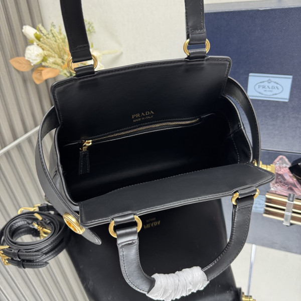 Pra*a medium carey leather bag-30*31*6.5cm