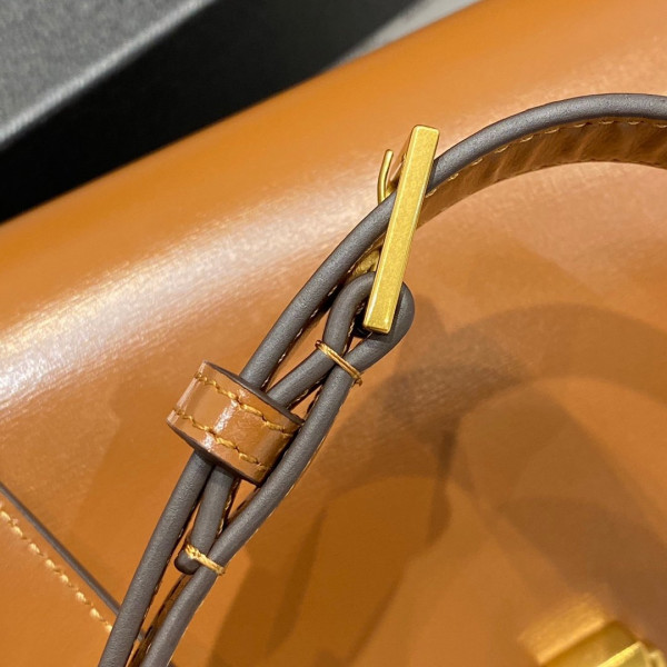 Y*L loulou carre satchel in smooth leather