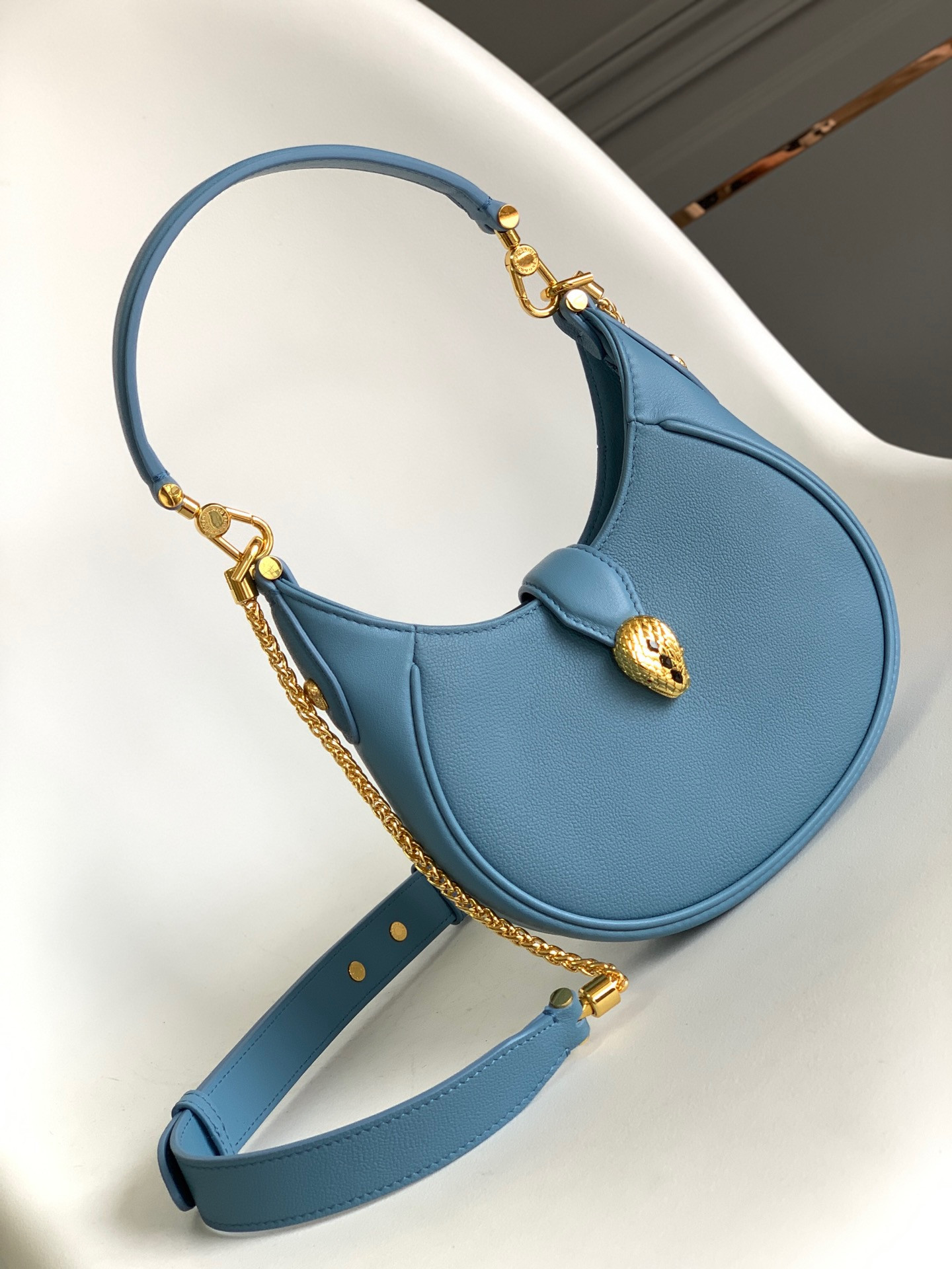B*l*ai serpenti ellipse crossbody bag