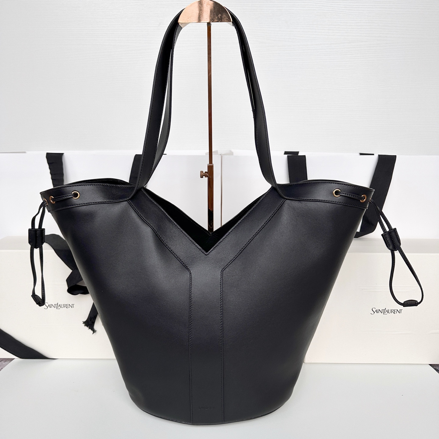 Y*L y large hobo in leather